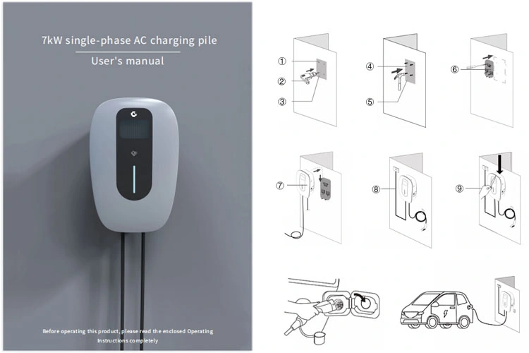 CE RoHS Passed 7kw 11kw 22kw with Smart Ocpp APP Control EV AC Charger with Dlb Function From China Supplier