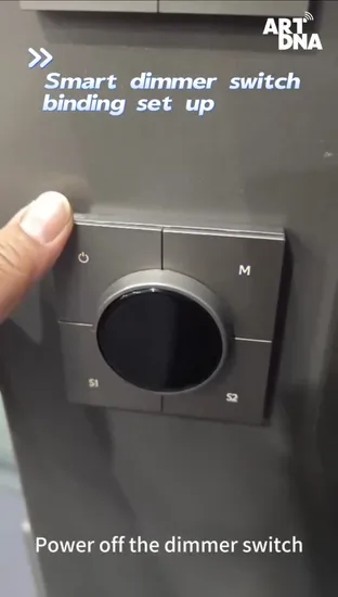 Interruptor de botão de toque inteligente Artdna Zigbee Dimmer