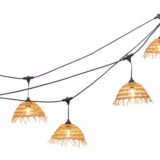 Luz de festão LED estilo Boho